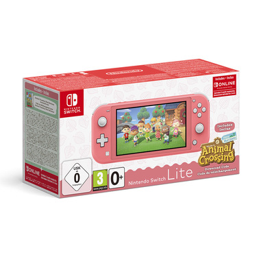 Nintendo Switch Lite (Coral) Animal Crossing: New Horizons Pack + NSO 3 months (LIMITED)