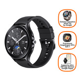 xiaomi watch 2 pro 3,63 cm (1.43") amoled 46 mm digitale 466 x 466 pixel touch screen nero wi-fi gps (satellitare)