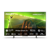 philips ambilight tv 8118 50" 4k ultra hd dolby vision e dolby atmos smart tv
