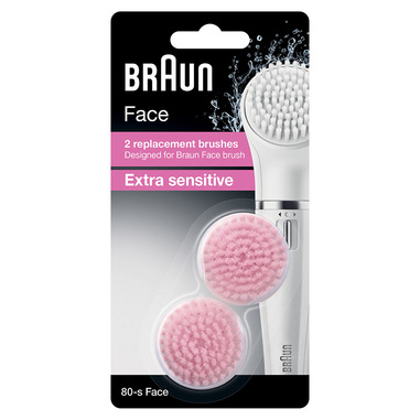 Braun Face SE 80-s Refill 2 pz Testina per spazzola per viso