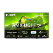 philips ambilight tv 8008 75" 4k ultra hd hdr e dolby atmos smart tv