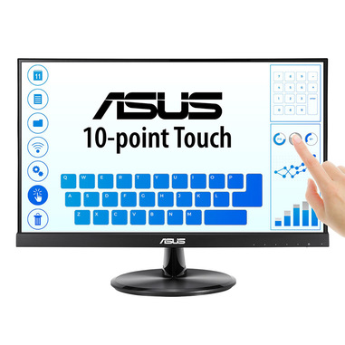 asus vt229h monitor pc 54,6 cm (21.5") 1920 x 1080 pixel full hd led touch screen nero