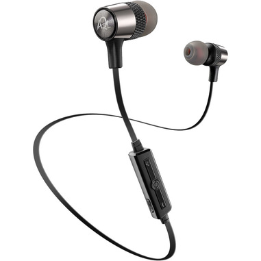 AQL Jungle - Universale Auricolari in-ear Bluetooth® per bassi definiti Nero