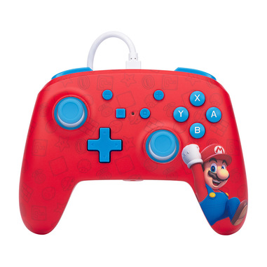 PowerA Controller cablato avanzato per Nintendo - Woo-hoo! Mario