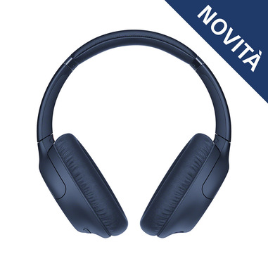 Sony WH CH710 N - Cuffie bluetooth senza fili, over ear, con Noise Cancelling, microfono integrato e batteria fino a 35 ore (Blu)