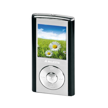 New Majestic SDA-4357RBK Lettore MP3 Nero, Argento 4 GB