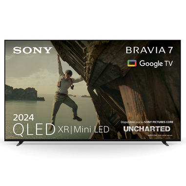 Sony BRAVIA 7 QLED (XR l Mini LED) 65 pollici 4K HDR Google Smart TV (2024) | Gaming menu per PlayStation 5, IMAX Enhanced, Dolby Vision Atmos, Chromecast, AirPlay, 120Hz 65XR70