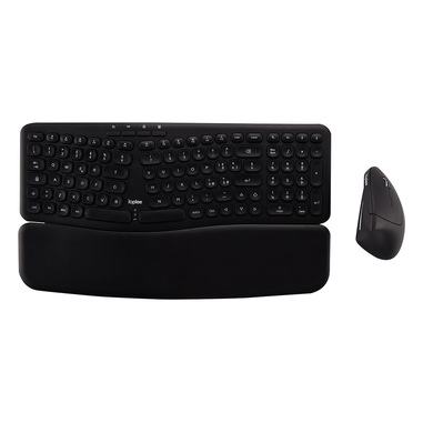 IOPLEE 315BTR tastiera Mouse incluso Universale RF Wireless QWERTY Italiano Nero