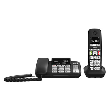 Gigaset DL780 Plus Telefono analogico/DECT Identificatore di chiamata Nero