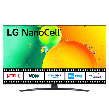 LG NanoCell 50'' Serie NANO76 50NANO766QA 4K Smart TV NOVITÀ 2022