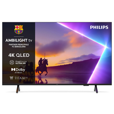 Philips Ambilight TV 50PUS8510 4K UHD QLED 126cm 50" Smart TV Dolby Atmos Titan OS