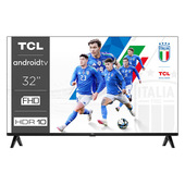 tcl serie s54 smart tv full hd 32" 32s5400af, hdr 10, dolby audio, multisound, android tv