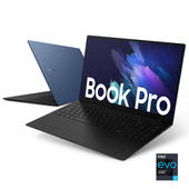 samsung galaxy book pro , 15.6", windows 11 home, intel core i7 (intel evo), 16 gb ram, 512 gb ram, mystic blue