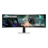 samsung s49dg910su monitor pc 124,5 cm (49") 5120 x 1440 pixel dual qhd oled argento