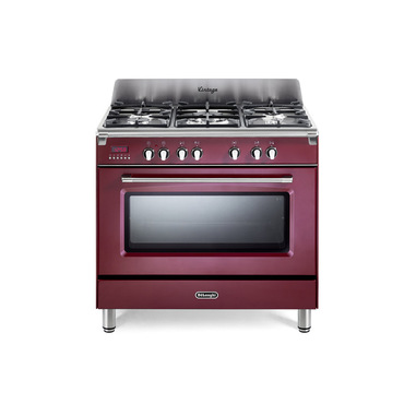De’Longhi MEM 965 RX ED cucina Cucina freestanding Gas Bordeaux, Acciaio inossidabile A