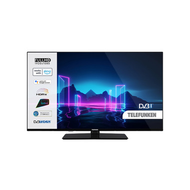 Telefunken TE40750B45I2K TV 101,6 cm (40") Full HD Smart TV Wi-Fi Nero 250 cd/m²