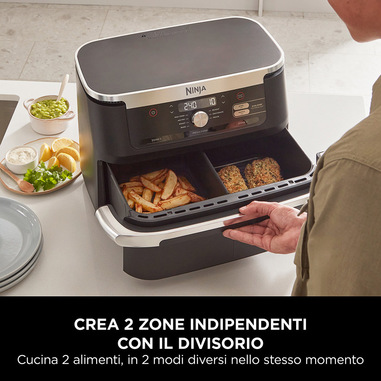Set Completo Accessori Per Ninja Foodi Flexdrawer AF500UK – 10,4L – Rivestimenti In Silicone, Griglie, Spiedini E 100 Fodere Di Carta