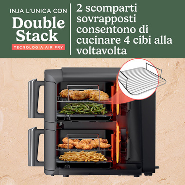2 Stampini In Silicone Per Friggitrice Ad Aria Ninja Double Stack | Accessori Per Cucinare Senza Olio - Foto 4
