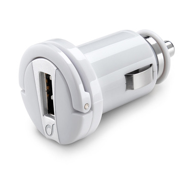 Cellularline USB Car Charger Ultra - Fast Charge Universale Micro caricabatterie da auto USB Bianco