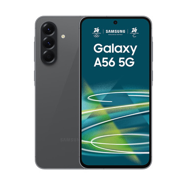 samsung galaxy a56 5g, enterprise edition smartphone con funzioni intelligenti, display super amoled 6.7”, 8gb ram, 128gb, camera 50mp, batteria 5.000 mah, ip67, awesome graphite