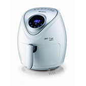 ariete 4616 airy fryer digital - friggitrice ad aria - frigge senza grassi e olio - 7 programmi preimpostati - 1300 watt - 3,5 litri - bianco