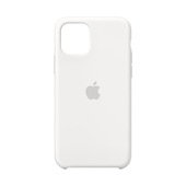 apple custodia in silicone per iphone 11 pro - bianco