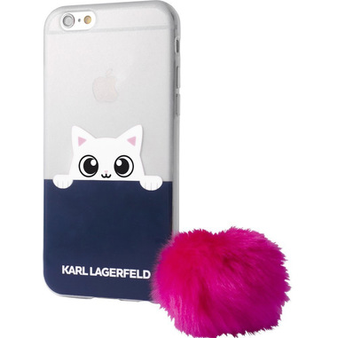 Karl Lagerfeld KLHCP7TRGPABPI custodia per cellulare 11,9 cm (4.7") Cover Blu, Rosa