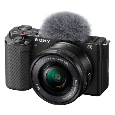 Sony α Alpha ZV-E10L - Mirrorless Vlog ad ottiche intercambiabili, sensore APS-C e obiettivo Power Zoom 16-50mm f / 3.5-5.6 (schermo ad angolazione variabile per vlog, video 4K, Real-time Eye Autofocus)