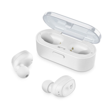 Cellularline Shadow  True Wireless Auricolari Bluetooth in-ear True Wireless senza fili con caricabatteria portatile Bianco