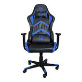 xtreme mx15 sedia da gaming per pc seduta imbottita nero, blu