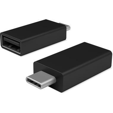 Microsoft JTY-00004 adattatore per inversione del genere dei cavi USB-C USB 3.1 Type-A Nero