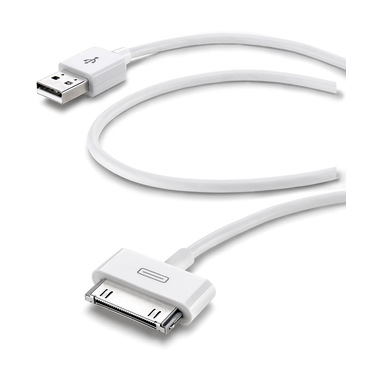 Cellularline USB Data Cable - Dock Cavo dati comodo e versatile Bianco