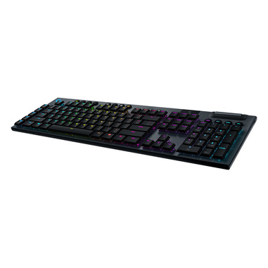 Logitech G G915 LIGHTSPEED Wireless RGB Mechanical Gaming Keyboard - GL Tactile tastiera RF senza fili + Bluetooth QWERTY Inglese Carbonio