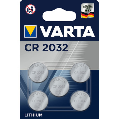 Varta Lithium Coin CR2032 Blister 5