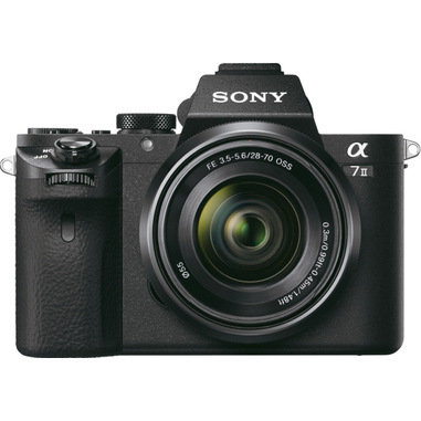 Sony α Alpha 7 II, fotocamera mirrorless con obiettivo 28-70mm, attacco E, sensore full-frame, 24.3 MP