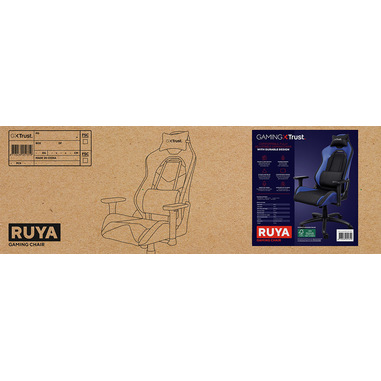 Trust GXT 714 RUYA Sedia per gaming universale Nero, Blu