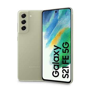 Samsung Galaxy S21 FE SM-G990B 16,3 cm (6.4") Doppia SIM Android 11 5G USB tipo-C 4500 mAh Oliva