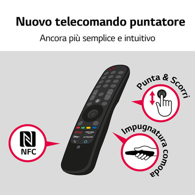 LG NanoCell NANO81 55NANO816PA 139,7 cm (55") 4K Ultra HD Smart TV Wi-Fi Grigio