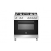 bertazzoni la germania futura ftr855exv/24 cucina elettrico gas nero, acciaio inox a