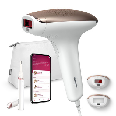 Philips Lumea Advanced 7000 Series Epilatore a luce pulsata IPL con 2 accessori per corpo e viso e rifinitore a penna BRI921/00