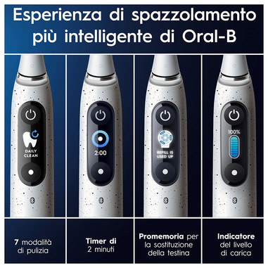 Oral B iO Spazzolino Elettrico Ricaricabile 10 Bianco 1 Testina 1 Custodia  Da Viaggio 1 Caricatore - Cura Della Persona