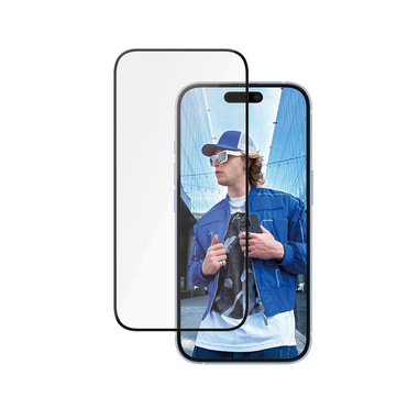PanzerGlass Ceramic Pellicola in Vetro Temperato iPhone 16 | 15 | Ultra-Wide Fit