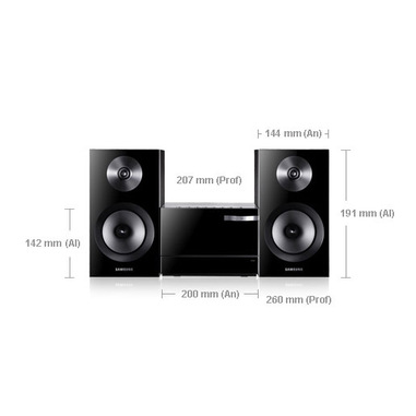 Samsung MM-E330D Microsistema audio per la casa 70 W Nero