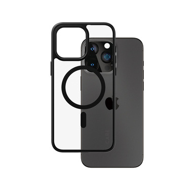 PanzerGlass CARE Flagship Case Transparent Urban Combat w. Black MagSafe iPhone 15 Pro Max