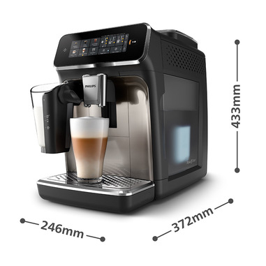 Philips Series 3300 LatteGo EP3347/90 Macchina da caffè automatica, 6 bevande, 1.8 L, cappuccinatore, macine in ceramica