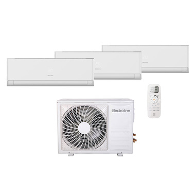 Electroline ELNKITTRIA505T9X condizionatore fisso Climatizzatore split system Bianco