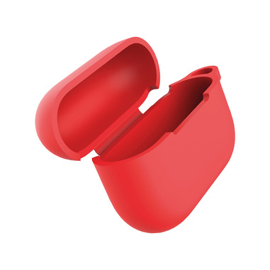 Eva Fruit Custodia AirPods Pro in silicone morbido con base piatta - rosso