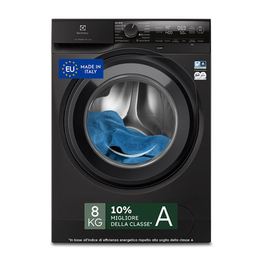 Electrolux EW7F48B lavatrice Caricamento frontale 8 kg 1400 Giri/min Nero