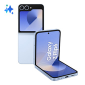 samsung galaxy z flip6 smartphone ai, 512gb, ram 12gb, display 3,4" samoled/6,7" dynamic amoled 2x, blue