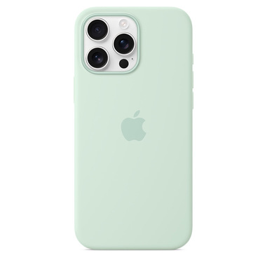 Apple Custodia MagSafe in silicone per iPhone 16 Pro Max – Acquamarina